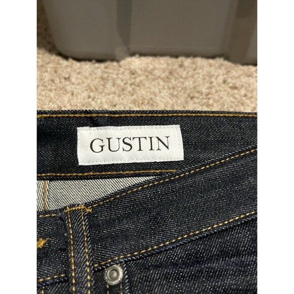 GUSTIN #68 THE 1968 Slim Fit Selvedge Raw Blue Denim Jeans 31x36 California EUC - Picture 7 of 15